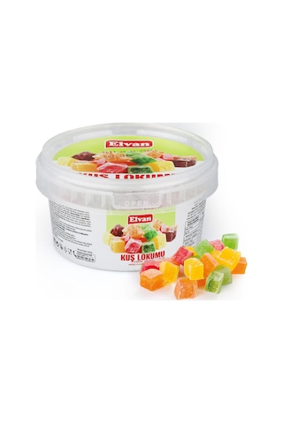 Elvan Meyve Aromalı Kuş Lokumu 150 Gr. (1 Adet)