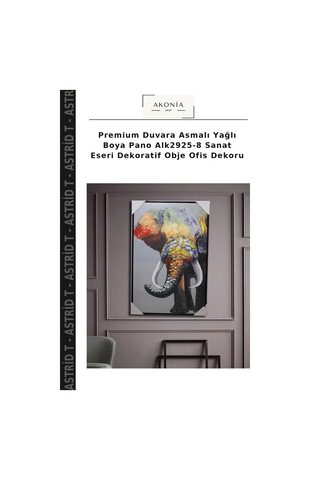 Premium Duvara Asmalı Yağlı Boya Pano Alk2925-8 Sanat Eseri Dekoratif Obje Ofis Dekoru