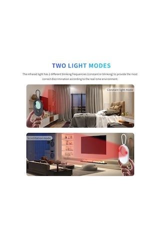 Geeroyoo Seyahat, Otel, Ofis, Araç Ve Banyo Güvenliği İçin Geniş Açılı Taşınabilir Kızılötesi Gizli Kamera Dedektörü