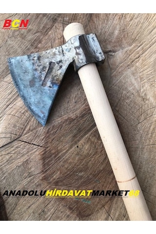 Bcn Dövme Çelik Balta Nacak Orta Boy Balta El Yapımı 700Gr Garant N11.2