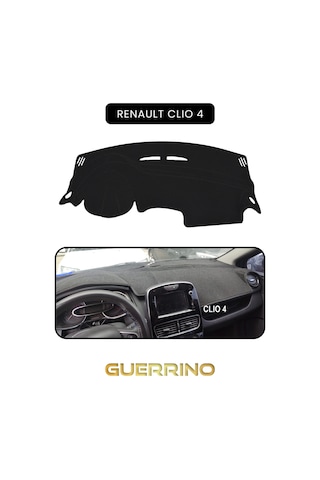 Renault Clio 4torpido Koruma Halısı Siyah Kenar