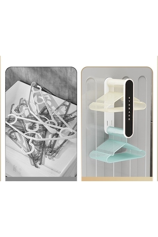 Yystore He880 Duvara Monte Askı Depolama Organizatörü Siyah