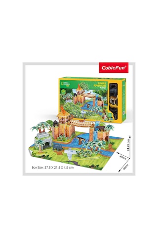 National Geographic Kids Orman Hayvanları Oyun Seti 3d Puzzle Ds1077h