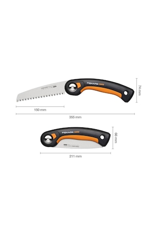 Fiskars 1067552 Plus Katlanır Testere Sw68 15 Cm