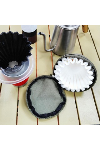 Suntek Filtresi Kağıt Çantası, Filtresi Tutacağı, Dış Yeşil