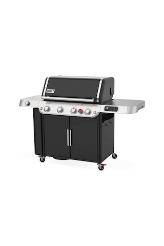 Weber Genesis Smart Epx-435 Siyah Gazlı Barbekü 4 Brülör + Sear Zone + Side Burner + Weber Connect-187 Siyah