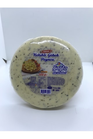 Yayla Gurme Yöresel Kekikli Göbek Kaşar Peyniri 500 G