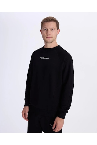 Kappa Authentic Alec Erkek Sweatshirt Kap.32232fw Sİyah