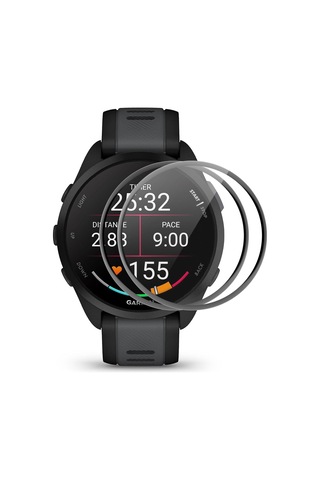 Garmin Forerunner 165/165 Müzik İçin 2 Adet Enkay 3d Tam Kapsama Yumuşak Pc Kenar Pmma Hd Ekran Koruyucu Film