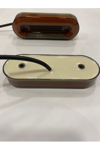 Ahmet Otomotiv Yeni Nesil Neon Yere De Işık Veren Yan Lamba Füme Sarı Renk 12v-24v
