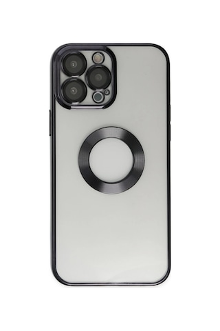Apple Uyumlu iPhone 13 Pro Max Kılıf Slot Silikon - Siyah