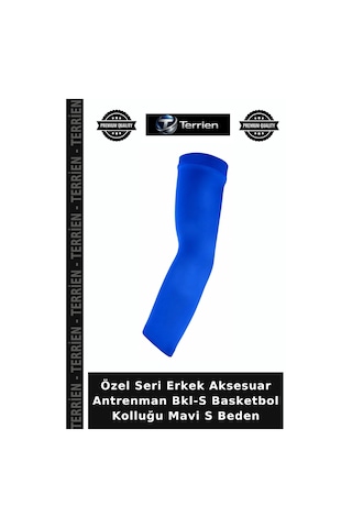 Özel Seri Erkek Aksesuar Antrenman Bkl-s Basketbol Kolluğu Mavi S Beden