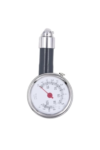 Araç Lastik Hava Basınç Ölçme Saati Metal Yuvarlak