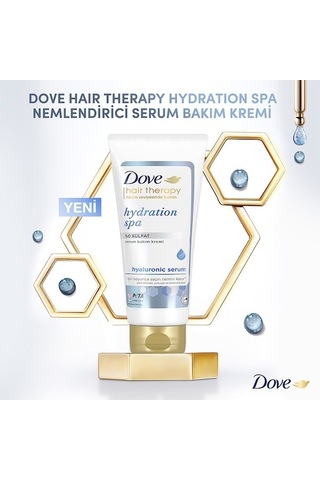 Dove Hair Therapy Hydration Spa Sülfatsız Saç Kremi 170 ML
