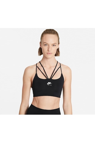 Air Dri-fit Indy Light-support Padded Strappy Sports Kadın Bra Cz4490-010 Siyah