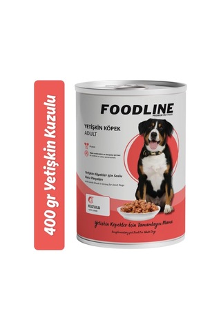 Yetişkin Köpek Konservesi 400 Gr, Gravy Sos İçerisinde Parça Etli 400 Gr X 24 Adet, Kuzu