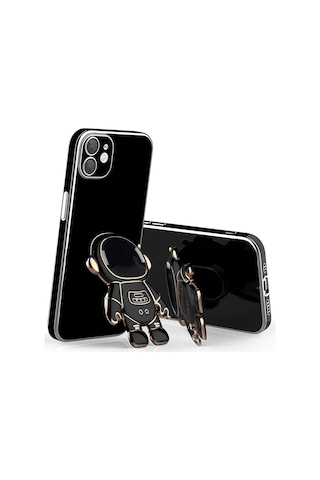 İphone 11 Kılıf Astronot Seri Stant Silikon Kapak