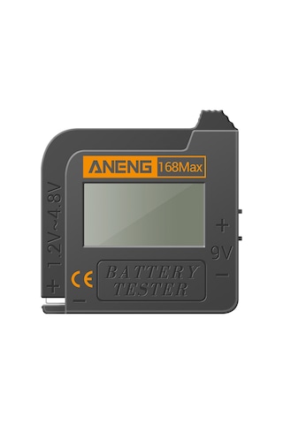 Springsun Aneng 168max Pil Test Cihazı - Dijital Ekranlı Pil Voltaj Ve Güç Ölçer 1.2-4.8v, 9v