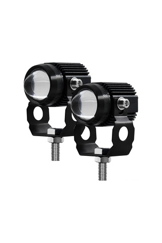 Monyee Motosiklet Spot Lambaları 2 Adet - Sarı Beyaz Çift Renkli, Ip67 Su Geçirmez, 60w 6000lm