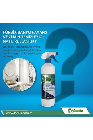 Forbix Banyo Fayans Ve Zemin Temizleyici 2 Adet