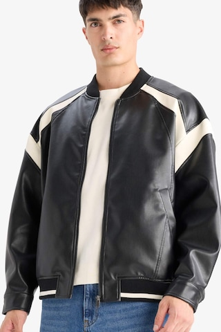 Defacto Regular Fit Kolej Yaka Bomber Fermuarlı Mont C5844ax25aubk27 Siyah