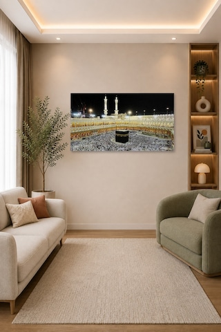 Tam Renk Kabe Dekoratif Kanvas Duvar Tablosu Çok Renkli
