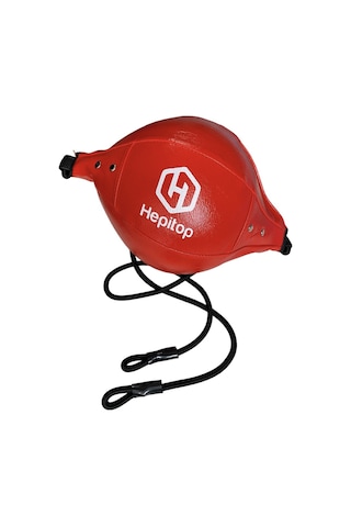 Pencikbol Çift Uçlu Deri Boks Hız Topu Kırmızı