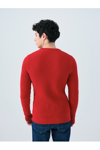 Regular Fit Erkek Kazak Kırmızı