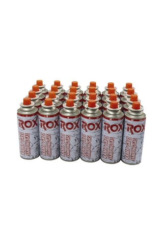Rox Kamp Ocak Gazı Valfli Kartuş 227Gr - 24 Adet Çok Renkli Rox Kamp Ocak Gazı Valfli Kartuş 227Gr - 24 Adet Çok Renkli