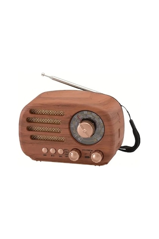 Buğz Ahşap Retro Radyo