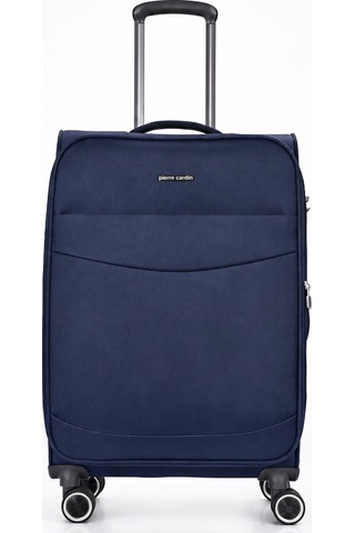 Pierre Cardin Ultra Light Hafif Lüx Kumaş Orta Boy Valiz Lacivert 04pc6005