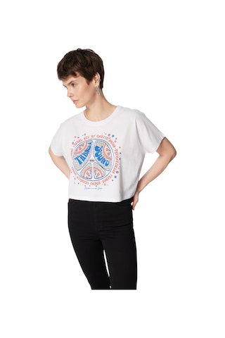 Lee Cooper Kadın T-shirt .242 Lcf 242002 Beyaz