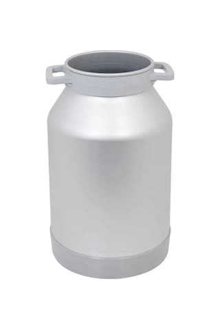 Melasty Süt Sağma Makinesi Alüminyum Süt Güğümü 50 Litre İki Kulplu Geniş Ağız Kapak Hariç -1738
