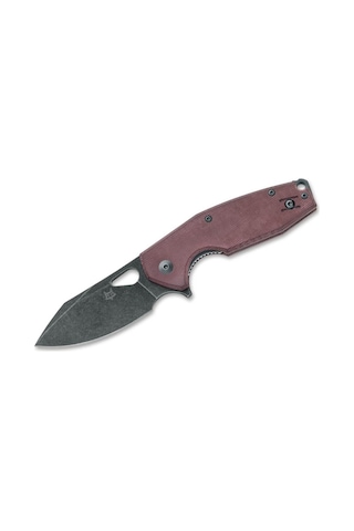 Fox Knives Yaru Micarta Burgundy Kamp Çakı Bordo