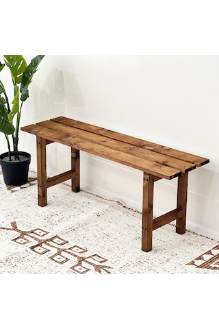 Weblonya Ahşap Bank Bench Mutfak Sandalyesi 51992