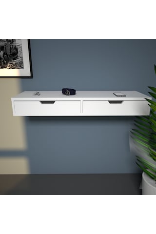 Emkawood Tuana Çekmeceli Asma  Dresuar Beyaz