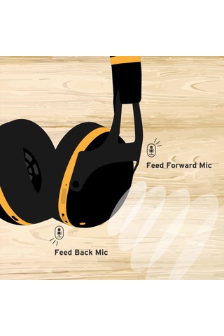 Vox Vh-Q1 Black/Gold Bluetooth Kulaklık