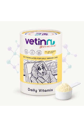 Daily Vitamix - Köpek Multi Vitamin Takviyesi, Bağışıklık Desteği, 21 Vitamin Ve Mineral, Günlük Kullanım, Toz Form, 150 Gram