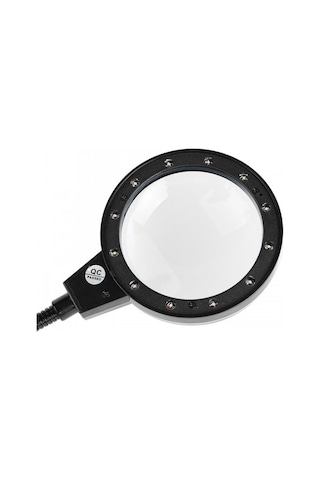12 Led Clipslı Işıklı Büyüteç Işıklı Masa Lambası Çalışma Lambası