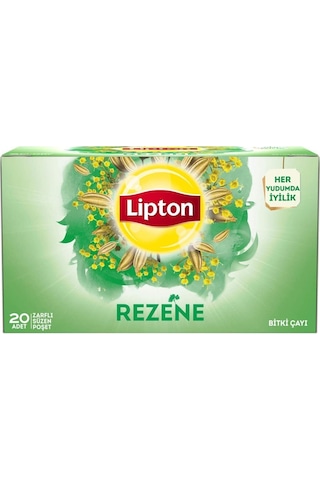 Lipton Rezene Bardak Süzen Poşet Bitki Çayı 20'li Paket X 4 Adet