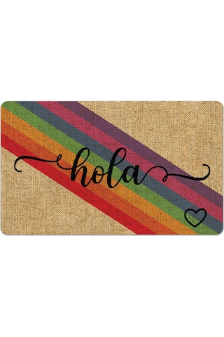 Evaşk Kapı Önü Paspası Vinil Kaymaz Tabanlı 45 X 70 Evaşkdm10099