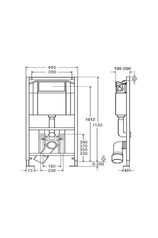 Viega Gömme Rezervuar Çok Renkli