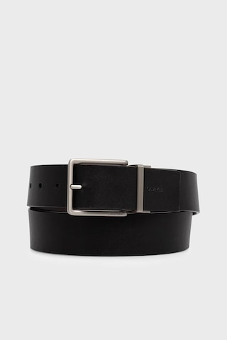 Calvin Klein Deri Logolu Kemer Lv04d7118gvzz Erkek Kemer Lv04d7118g Vzz Siyah