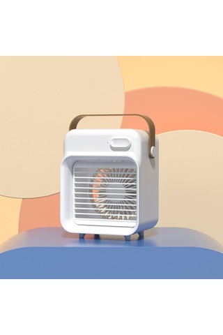 F05 Usb Taşınabilir Mini Çok Fonksiyonlu Sprey Soğutma Fanı, Özellik: Eklenti Modeli Beyaz , Boyut:eklenti Modeli Beyaz