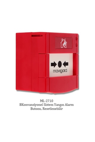 Mavigard Ml-2710 Konvansiyonel Yangın Alarm Butonu Mavigard Ml-2710 Konvansiyonel Yangın Alarm Butonu