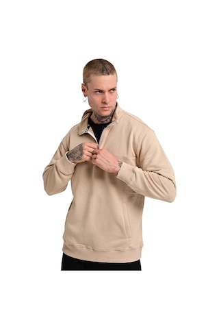 Sportive Badajoz Erkek Bej Günlük Stil Sweatshirt 24ke016-oat Bej