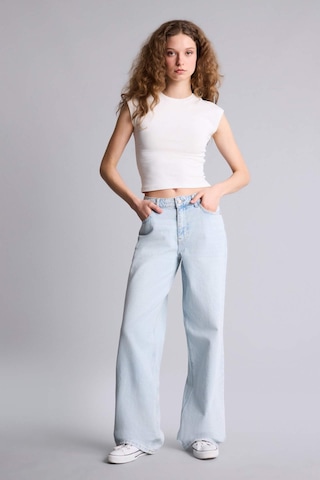 Defacto Wıde Leg Mavi Kadın Jean Pantolon G2208ax/nm39 Mavi