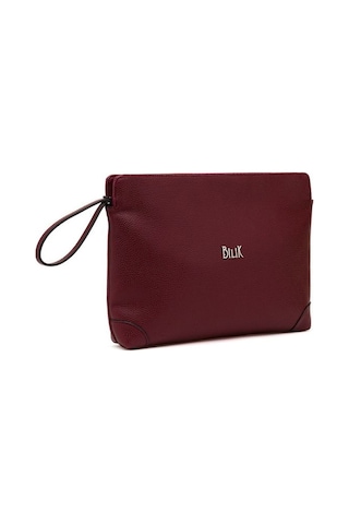 Bilik Deri Bordo Rölax Kadın Portföy & Clutch Çanta Mtş 30 001