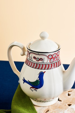 Karaca x Ömür Akkor İznik Kuş Demlik 965 ml