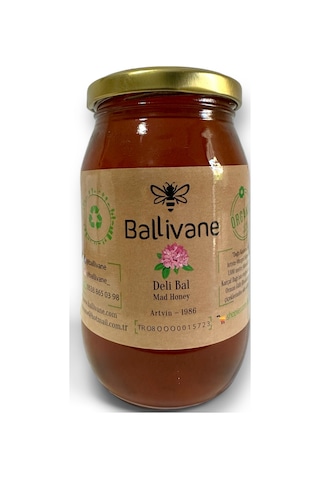 Ballivane Murgul Kabarcet Orman Gülü Balı Mad Honey 500 G